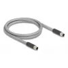 DeLOCK 80534 Καλώδιο αισθητήρα/ενεργοποιητή 3 m RST M12 γκρι