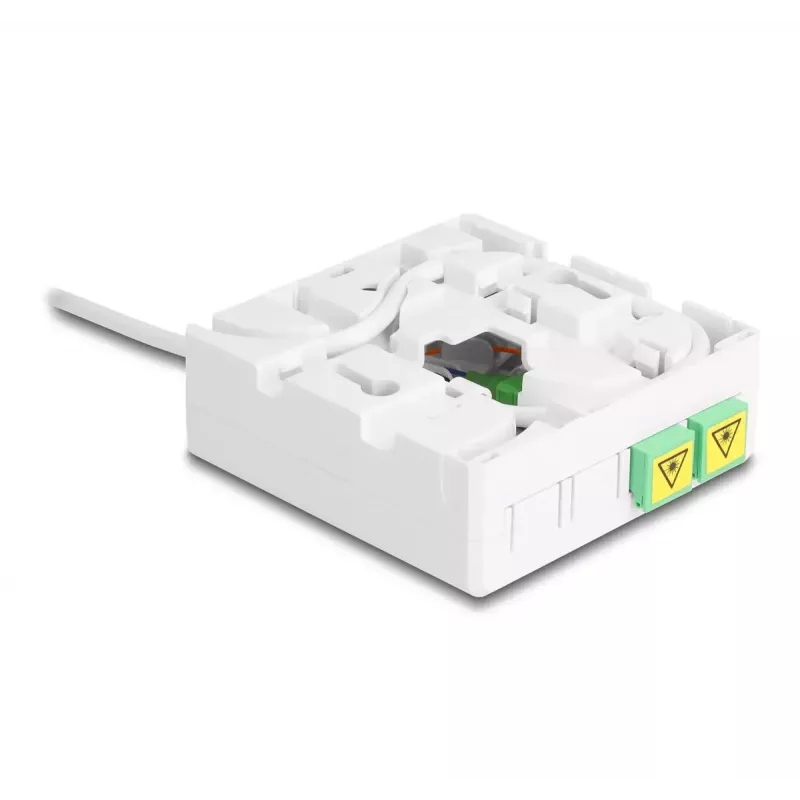 Πρίζα σύνδεσης οπτικών ινών DeLOCK 2 x SC/APC Simplex 20 m καλώδιο