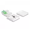 Πρίζα σύνδεσης οπτικών ινών DeLOCK 2 x SC/APC Simplex 20 m καλώδιο