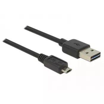 Καλώδιο USB DeLOCK 83851 USB 2.0 3m USB A Micro-USB B μαύρο