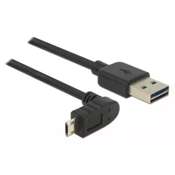 Καλώδιο USB DeLOCK 83856 USB 2.0 2m USB A Micro-USB B μαύρο