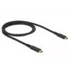 Καλώδιο USB DeLOCK 85207 USB 3.2 Gen 2 1m USB-C μαύρο