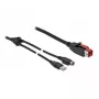 Καλώδιο PoweredUSB DeLOCK 85941 24V USB Type-A Mini-DIN 2m