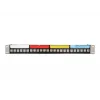 Patch Panel DeLOCK 19 ιντσών 24 θυρών με ράγα οδήγησης καλωδίων