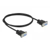 Σειριακό καλώδιο DeLOCK 87786 μαύρο 1 m DB-9