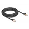 DeLOCK Καλώδιο δικτύου RJ45 Cat.6A S/FTP 7,5m μαύρο
