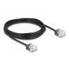 Καλώδιο δικτύου DeLOCK RJ45 Cat.6 UTP 5m μαύρο