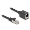 Καλώδιο δικτύου DeLOCK 90318 RJ-45 Cat6a 5 m μαύρο