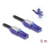 Καλώδιο δικτύου DeLOCK 80929 RJ-45 Cat6 5m μαύρο μωβ