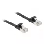 Καλώδιο δικτύου DeLOCK 81168 RJ-45 Cat6a 7,5 m μαύρο