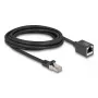 Καλώδιο δικτύου DeLOCK 90317 RJ-45 Cat6a 3 m μαύρο