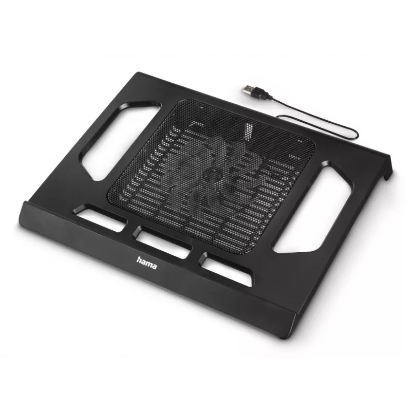Hama 00126809 Black βάση ψύξης φορητού υπολογιστή, αθόρυβη, έως 15,6" (40 cm), μαύρη