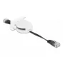 Καλώδιο δικτύου DeLOCK Easy 45 Module RJ45 Cat.5e μαύρο