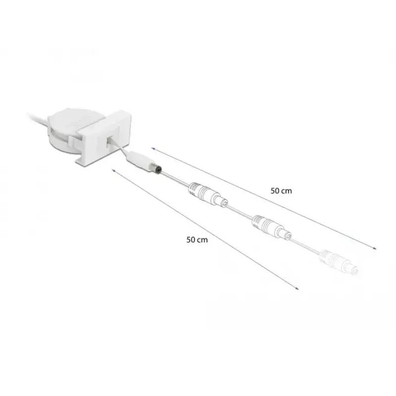 Ανασυρόμενο καλώδιο ρεύματος DeLOCK Easy 45 Module 81377