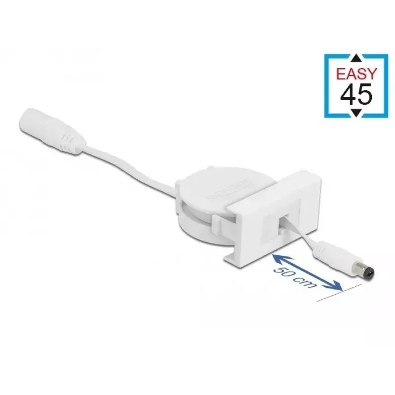 Ανασυρόμενο καλώδιο ρεύματος DeLOCK Easy 45 Module 81377