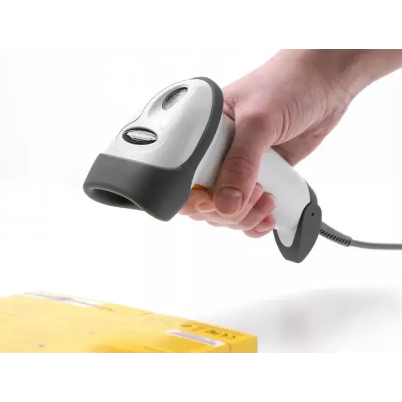 Σαρωτής barcode DeLOCK USB 1D Laser ανοιχτό γκρι φορητός ενσύρματος RJ-50
