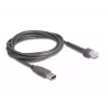 Σαρωτής barcode DeLOCK USB 1D Laser ανοιχτό γκρι φορητός ενσύρματος RJ-50