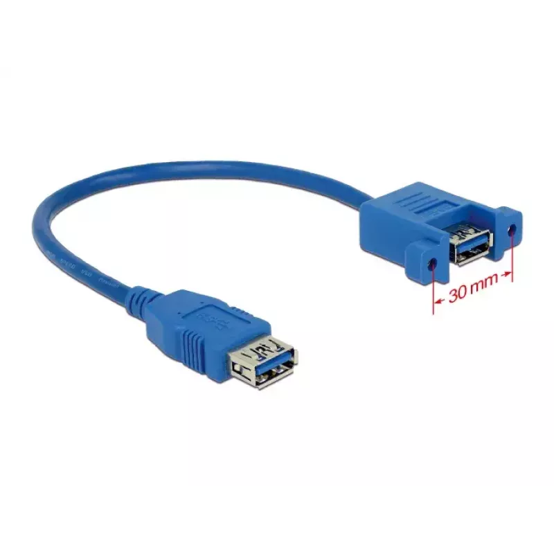 Καλώδιο USB DeLOCK 0,25 m 2x USB 3.0-A