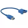 Καλώδιο USB DeLOCK 0,25 m 2x USB 3.0-A