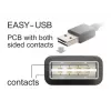 Καλώδιο USB DeLOCK 85165 USB 2.0 1m USB A Micro-USB B μαύρο