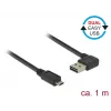 Καλώδιο USB DeLOCK 85165 USB 2.0 1m USB A Micro-USB B μαύρο