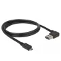 Καλώδιο USB DeLOCK 85165 USB 2.0 1m USB A Micro-USB B μαύρο