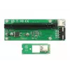 DeLOCK 41428 M.2 Key B+M σε PCIe x16 Riser Card με καλώδιο USB 30 cm