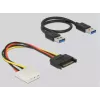 DeLOCK 41428 M.2 Key B+M σε PCIe x16 Riser Card με καλώδιο USB 30 cm