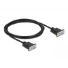 Σειριακό καλώδιο DeLOCK 87785 μαύρο 2m DB-9