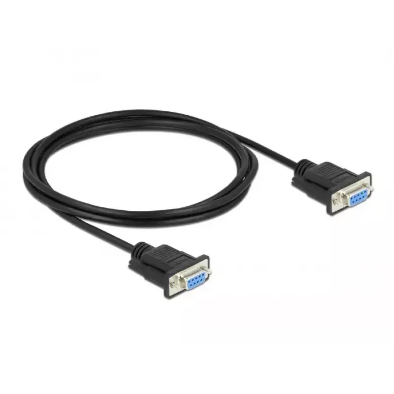 Σειριακό καλώδιο DeLOCK 87785 μαύρο 2m DB-9