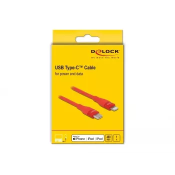 Καλώδιο δεδομένων και φόρτισης USB Type-C σε Lightning DeLOCK 86634