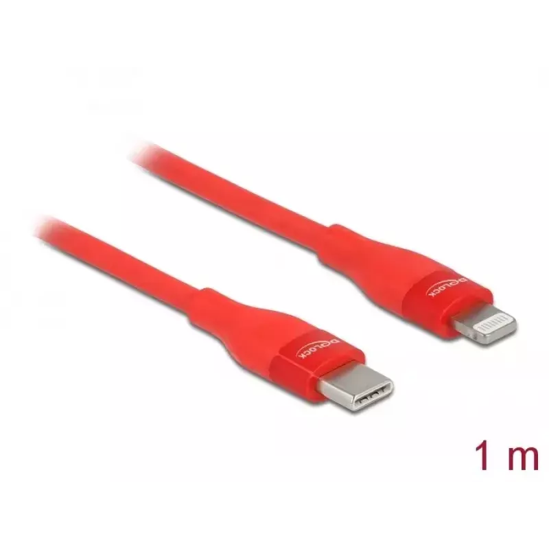 Καλώδιο δεδομένων και φόρτισης USB Type-C σε Lightning DeLOCK 86634
