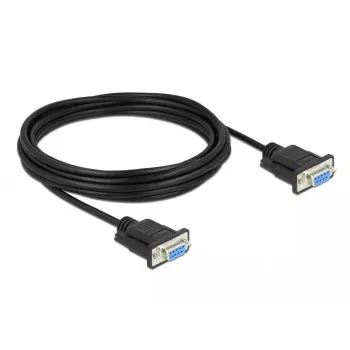 Σειριακό καλώδιο DeLOCK 87784 μαύρο 5m DB-9