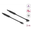 Καλώδιο USB DeLOCK 81195 3m USB C μαύρο 10 Gbit/s