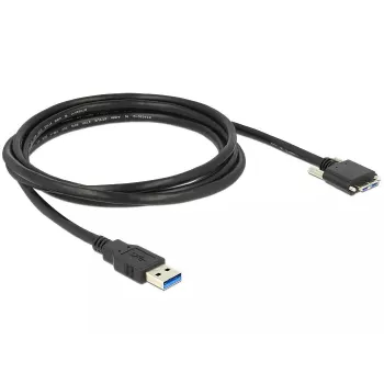 Καλώδιο USB DeLOCK 2m USB 3.0 USB 3.2 Gen 1 Micro-USB B μαύρο