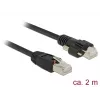 Καλώδιο δικτύου DeLOCK 85668 RJ-45 Cat6 2m μαύρο