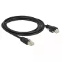 Καλώδιο δικτύου DeLOCK 85668 RJ-45 Cat6 2m μαύρο