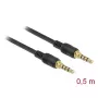 Καλώδιο ήχου DeLOCK 85592 0,5 m 3,5 mm μαύρο