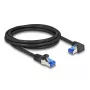 Καλώδιο δικτύου DeLOCK RJ45 Cat.6A S/FTP 2m μαύρο