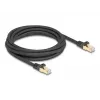 Καλώδιο δικτύου DeLOCK RJ45 Cat.6A 3m μαύρο