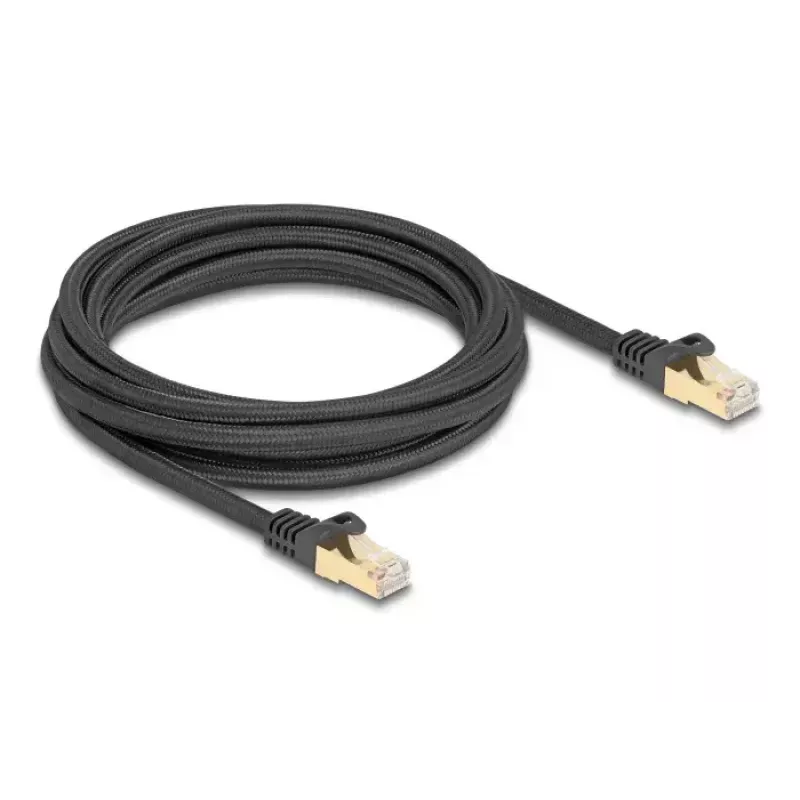 Καλώδιο δικτύου DeLOCK RJ45 Cat.6A 3m μαύρο