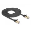 Καλώδιο δικτύου DeLOCK RJ45 επίπεδο 5m Cat6A μαύρο