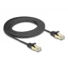 Καλώδιο δικτύου DeLOCK RJ45 επίπεδο 3m Cat6A μαύρο