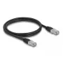 Καλώδιο δικτύου DeLOCK RJ45 Cat.6A S/FTP 1m μαύρο