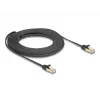 Καλώδιο δικτύου DeLOCK RJ45 επίπεδο 10m Cat6A μαύρο