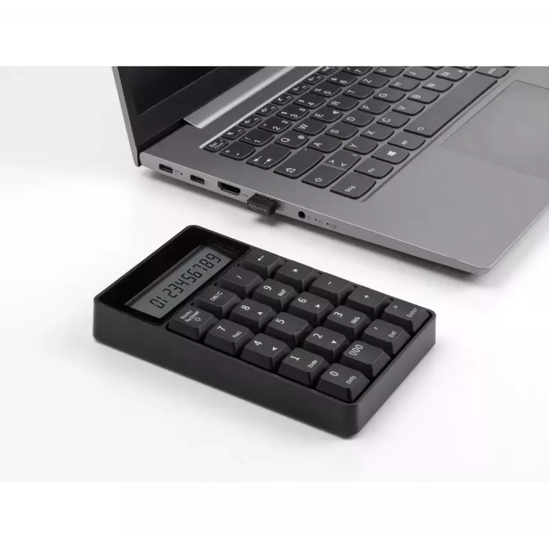 Αριθμητικό πληκτρολόγιο DeLOCK 12113 USB μαύρο 20 πλήκτρα universal