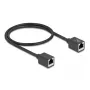 Καλώδιο δικτύου DeLOCK 90324 RJ-45 Cat6a 0,5 m μαύρο
