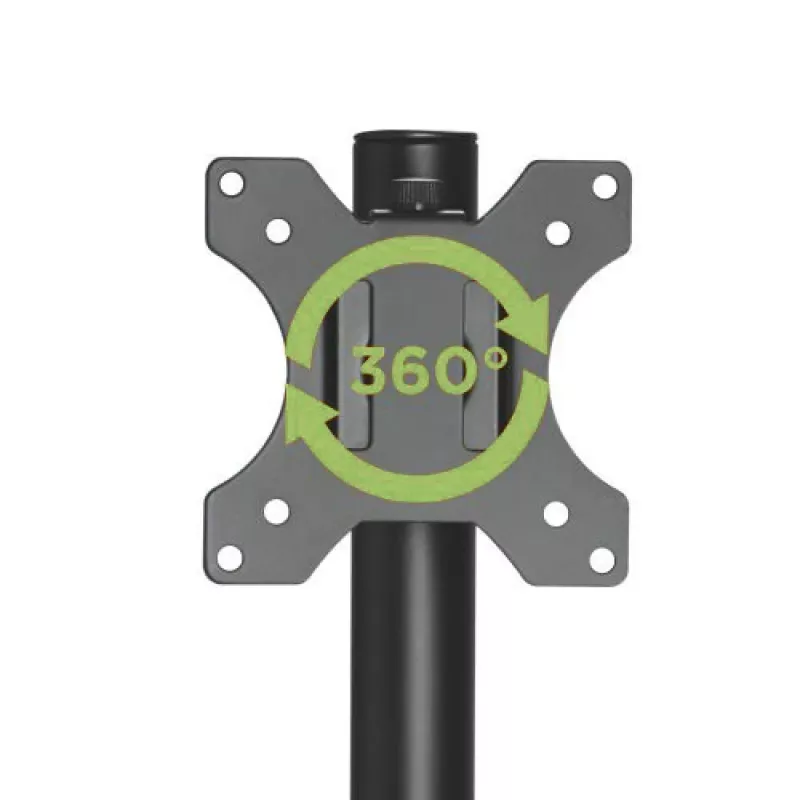 Techly ICA-LCD 401 Βάση οθόνης / βάση στήριξης 81,3 cm (32 ίντσες) για γραφείο μαύρο