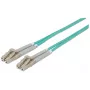 Intellinet 750097 καλώδιο σύνδεσης οπτικής ίνας, OM3, LC/LC, duplex, πολύτροπο 50/125 µm, 10 m