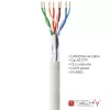Techly ITP-C5F-305-RIS Καλώδιο δικτύου γκρι 305 m Cat5e F/UTP (FTP)